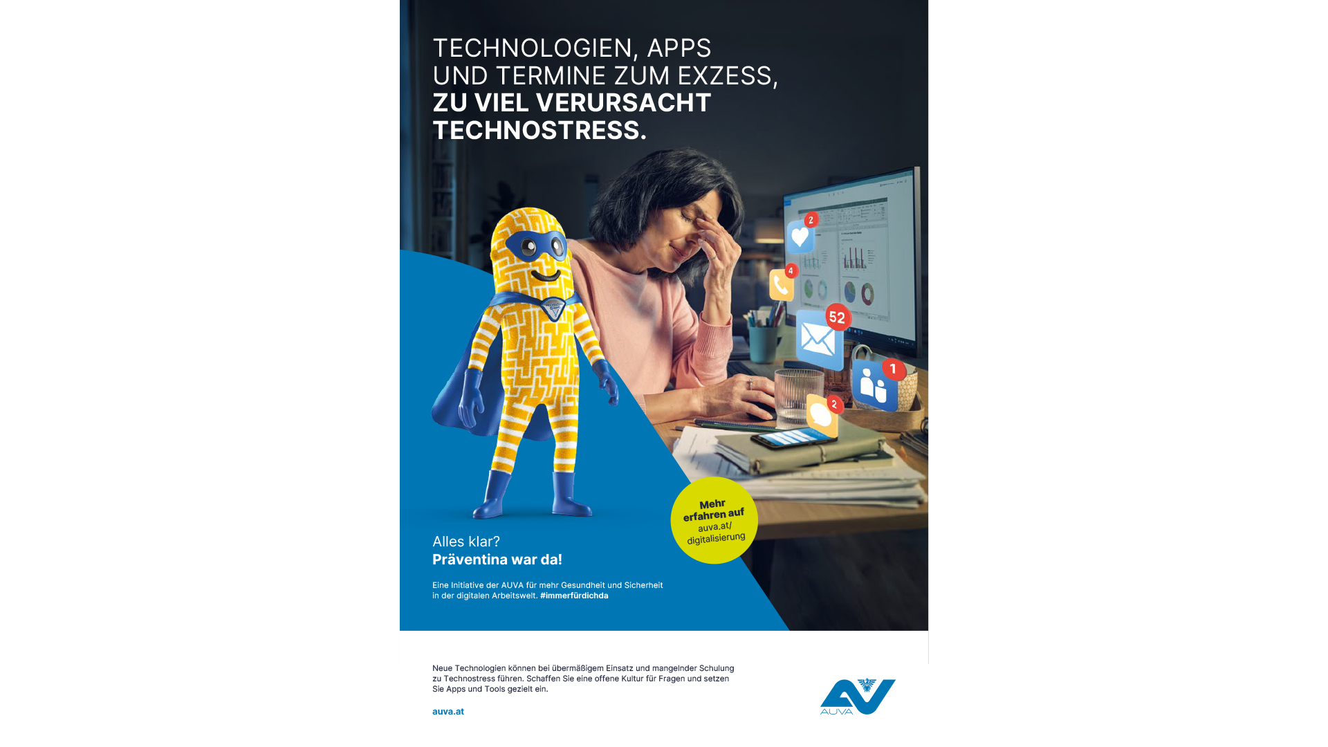 Bonus Kampagnensujet New Work – Technostress