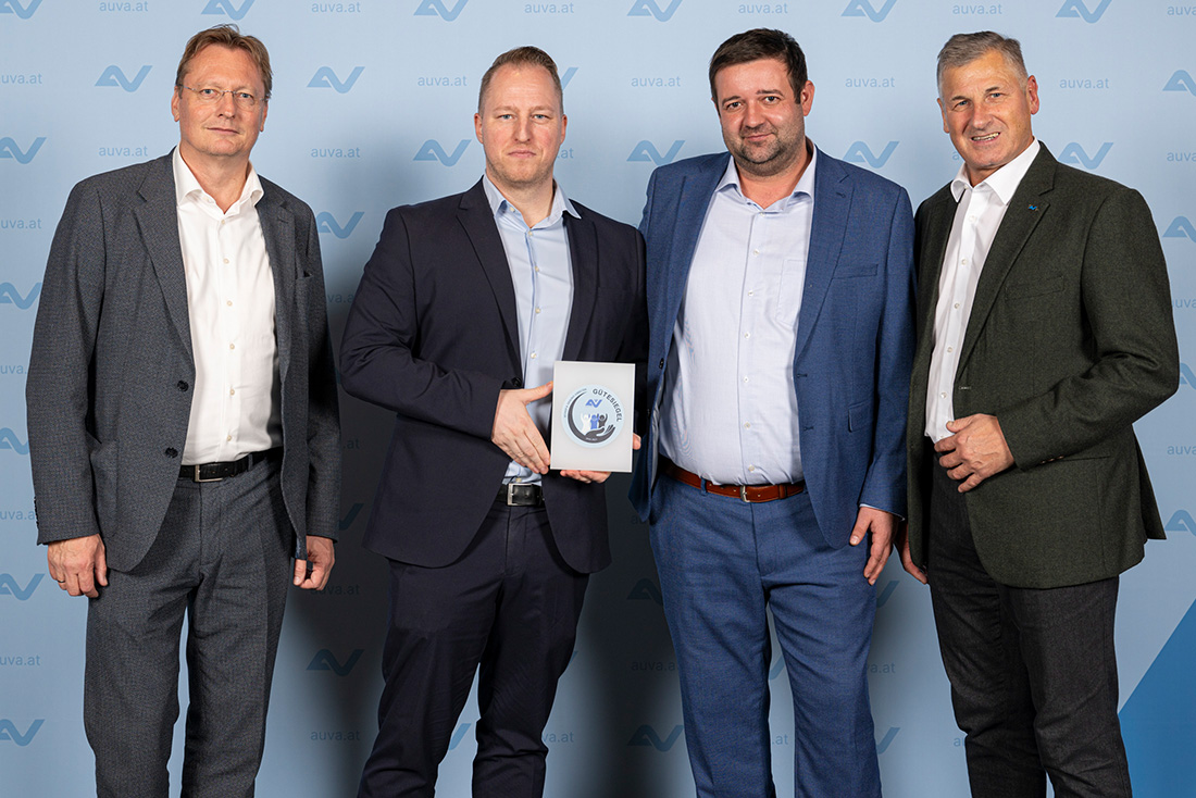 AUVA-Gütesiegel Verleihung 2024