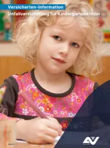 Titelblatt der Broschüre Versicherten Information Unfallversicherung Für Kindergartenkinder Titelblatt der Broschüre Versicherten Information Unfallversicherung Für Kindergartenkinder