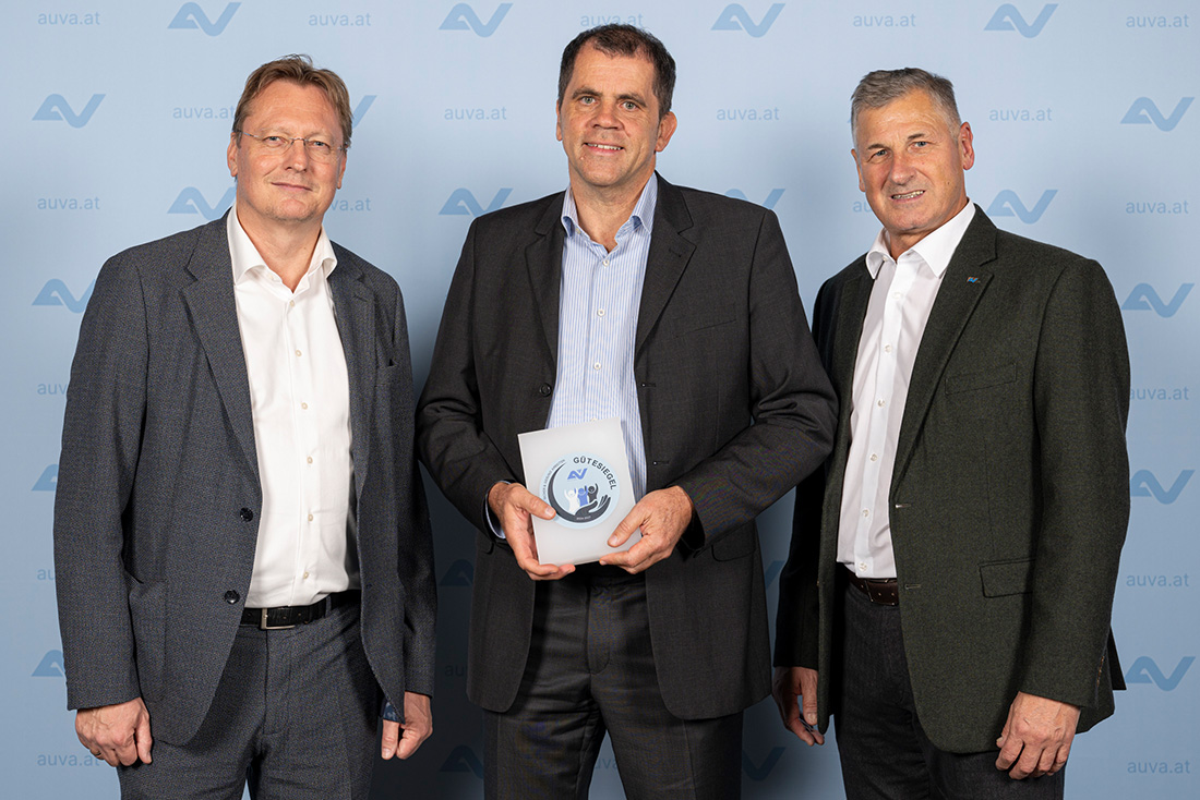 AUVA-Gütesiegel-Verleihung 2024