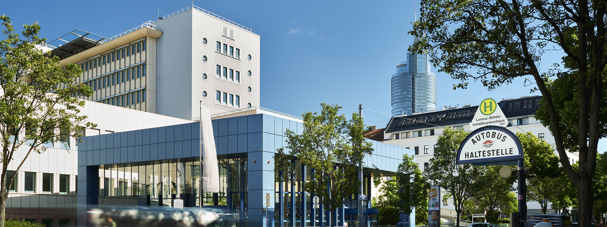 Außenaufnahme des Traumazentrums Wien Brigittenau