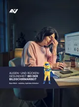 Cover Factsheet Augen- und Rückengesundheit bei der Bildschirmarbeit Cover Factsheet Augen- und Rückengesundheit bei der Bildschirmarbeit