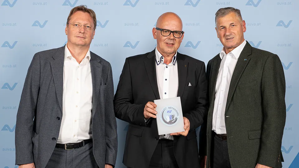 AUVA-Gütesiegel Verleihung 2024