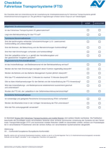 Titelbild Checkliste Fahrerlose Transportsysteme (FTS) Titelbild Checkliste Fahrerlose Transportsysteme (FTS)
