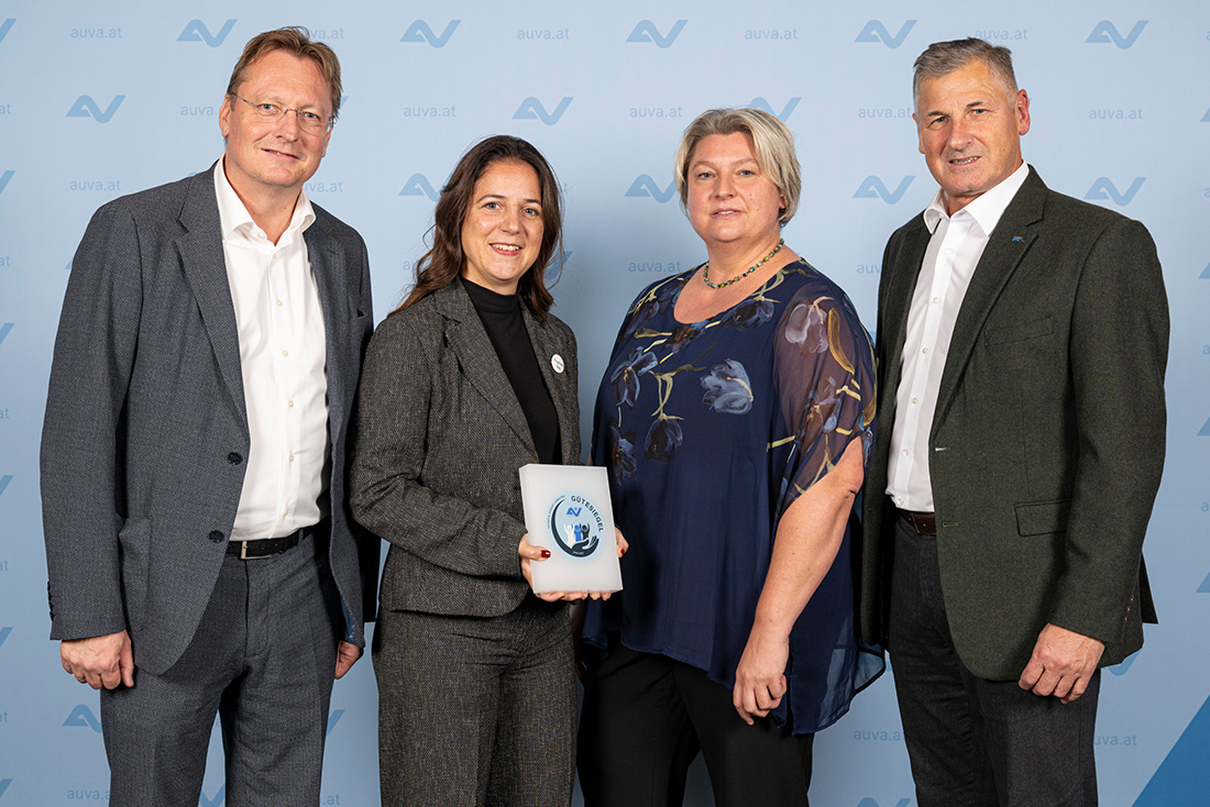 AUVA-Gütesiegel Verleihung 2024