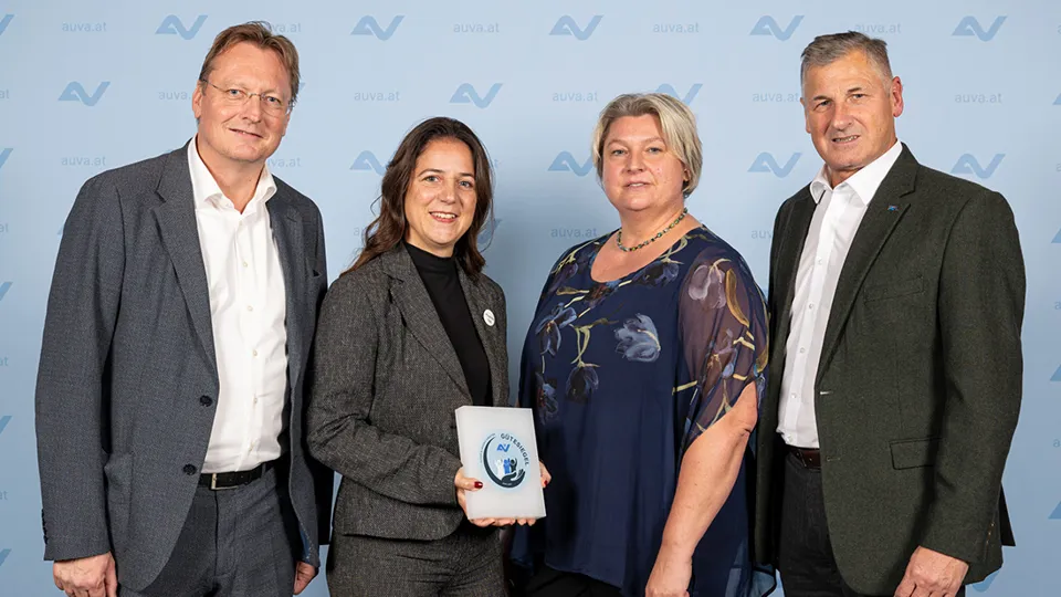 AUVA-Gütesiegel Verleihung 2024