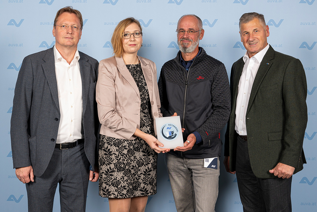 AUVA-Gütesiegel Verleihung 2024