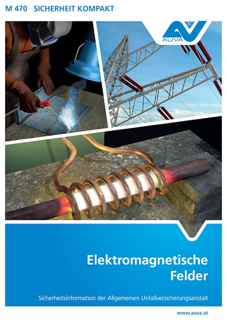 Titelbild des Merkblattes "M 470 Elektromagnetische Felder"