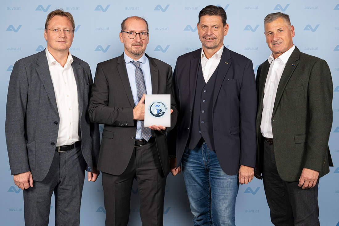 AUVA-Gütesiegel-Verleihung 2024