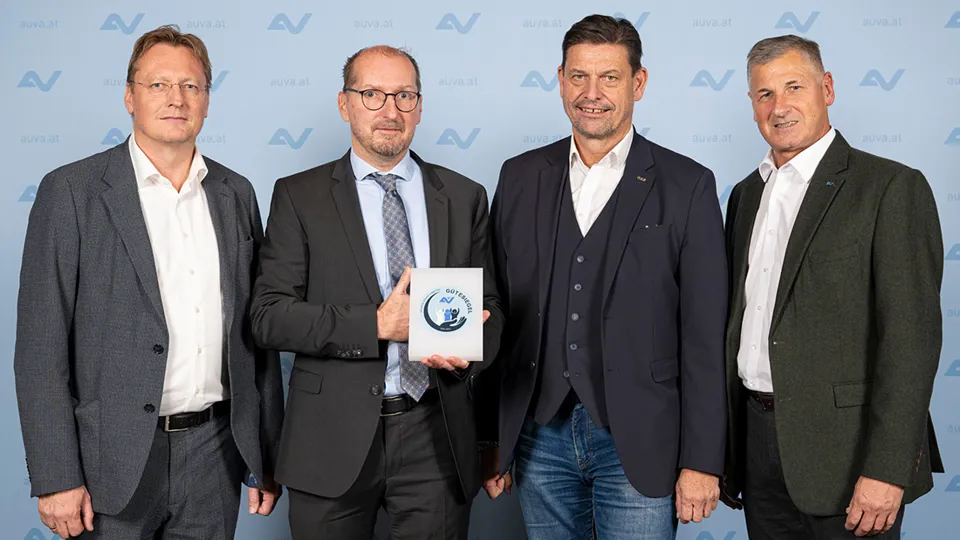 AUVA-Gütesiegel-Verleihung 2024