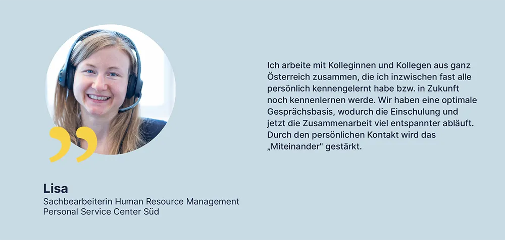 Headset - Karriere auvsteigen - Blog 2 Bild Person mit Headset betreffend Karriere auvsteigen.at