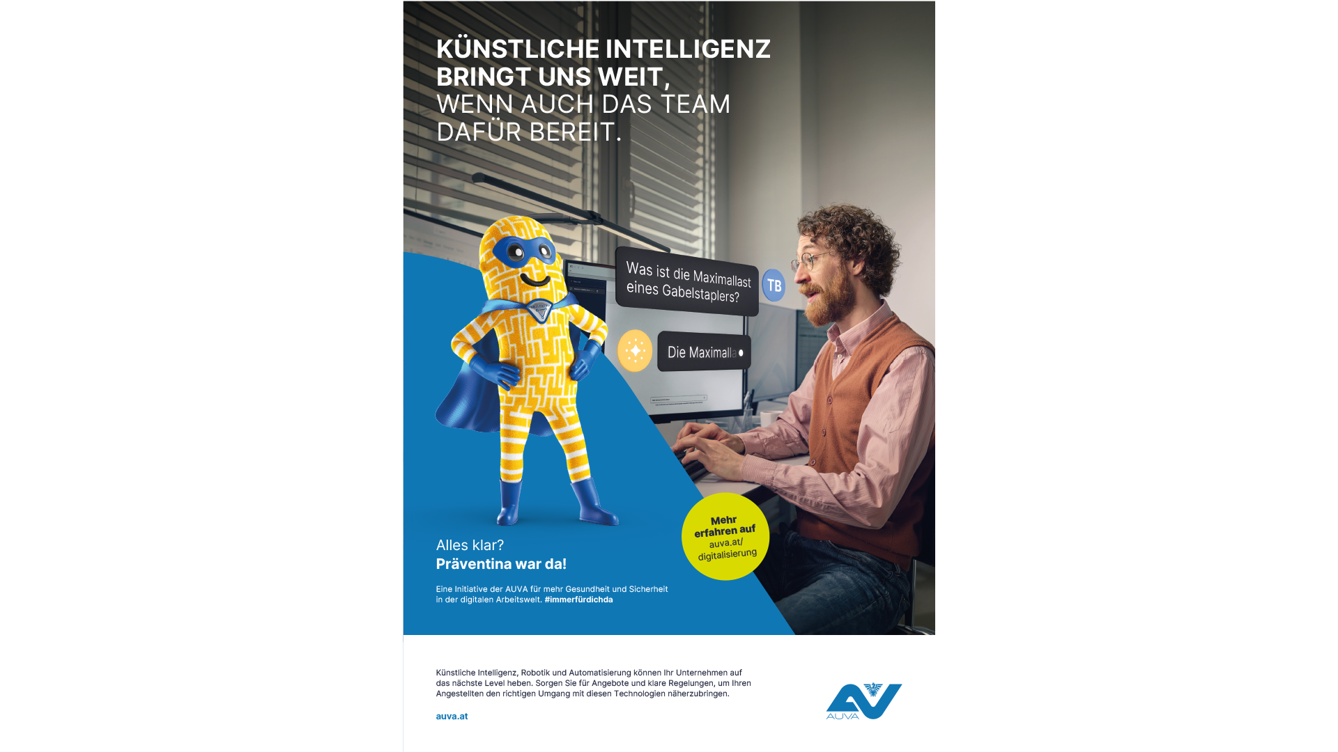 Arbeitgebersujet Robotik und KI: 