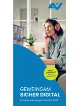 Titelbild des Folders zur Kampagne "Gemeinsam sicher digital!" Titelbild des Folders zur Kampagne "Gemeinsam sicher digital!"
