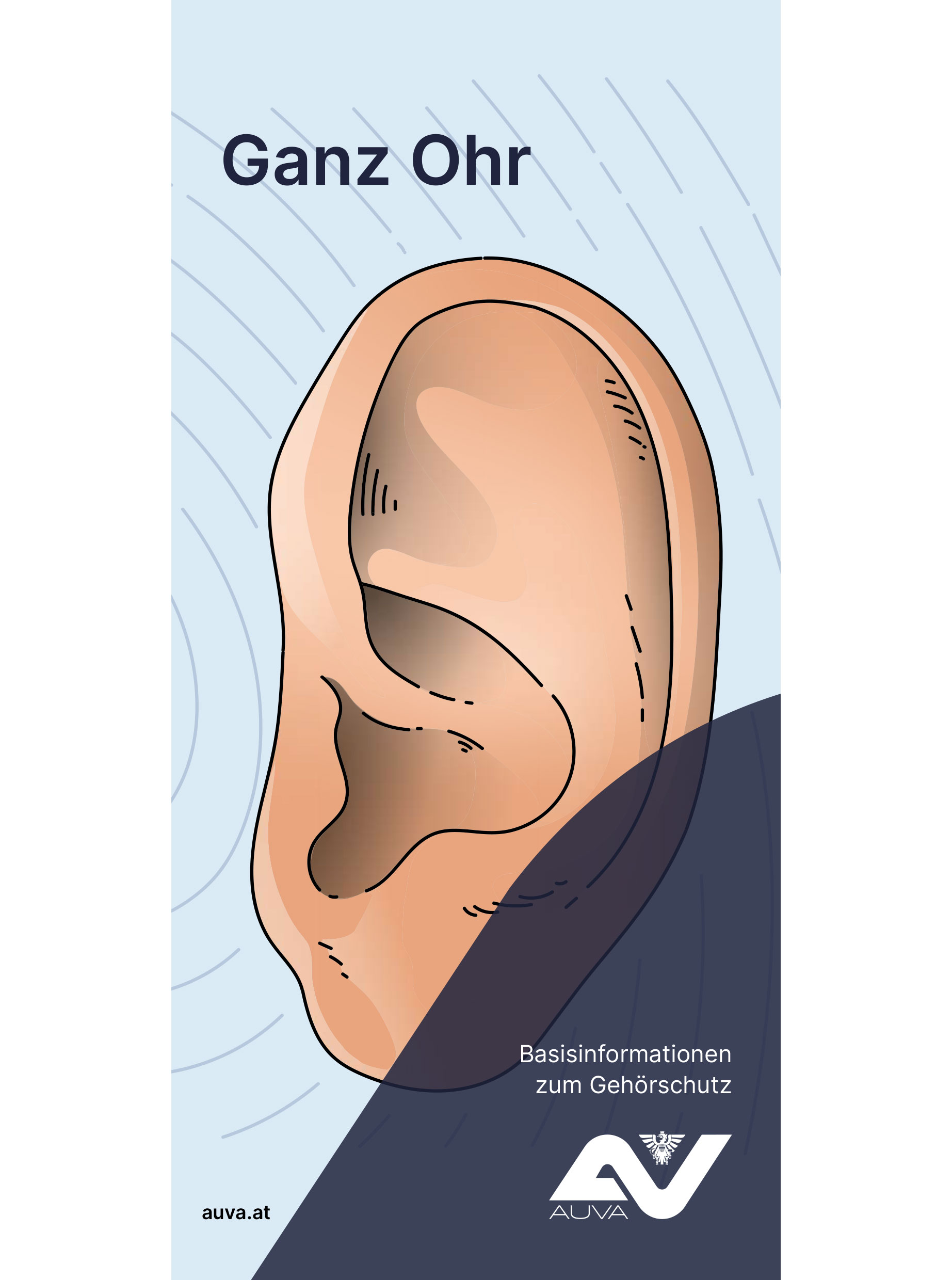 Titelbild des Folders "Ganz Ohr"