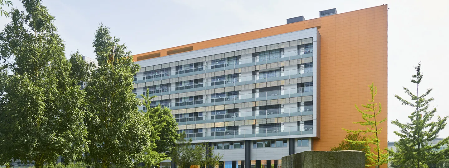 Außenaufnahme des UKH Linz Außenaufnahme des UKH Linz
