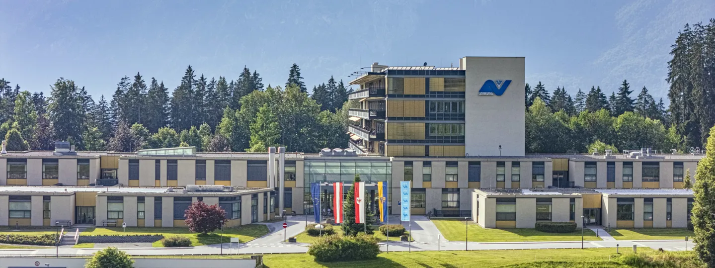 Außenaufnahme des AUVA-RZ Häring Außenaufnahme des AUVA-RZ Häring