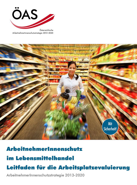 Titelbild des Evaluierungsheftes "E 23 Leitfaden für die Evaluierung im Lebensmittelhandel"