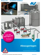 Titelbild des Merkblattes "M.plus 911 Absauganlagen" Titelbild des Merkblattes "M.plus 911 Absauganlagen"
