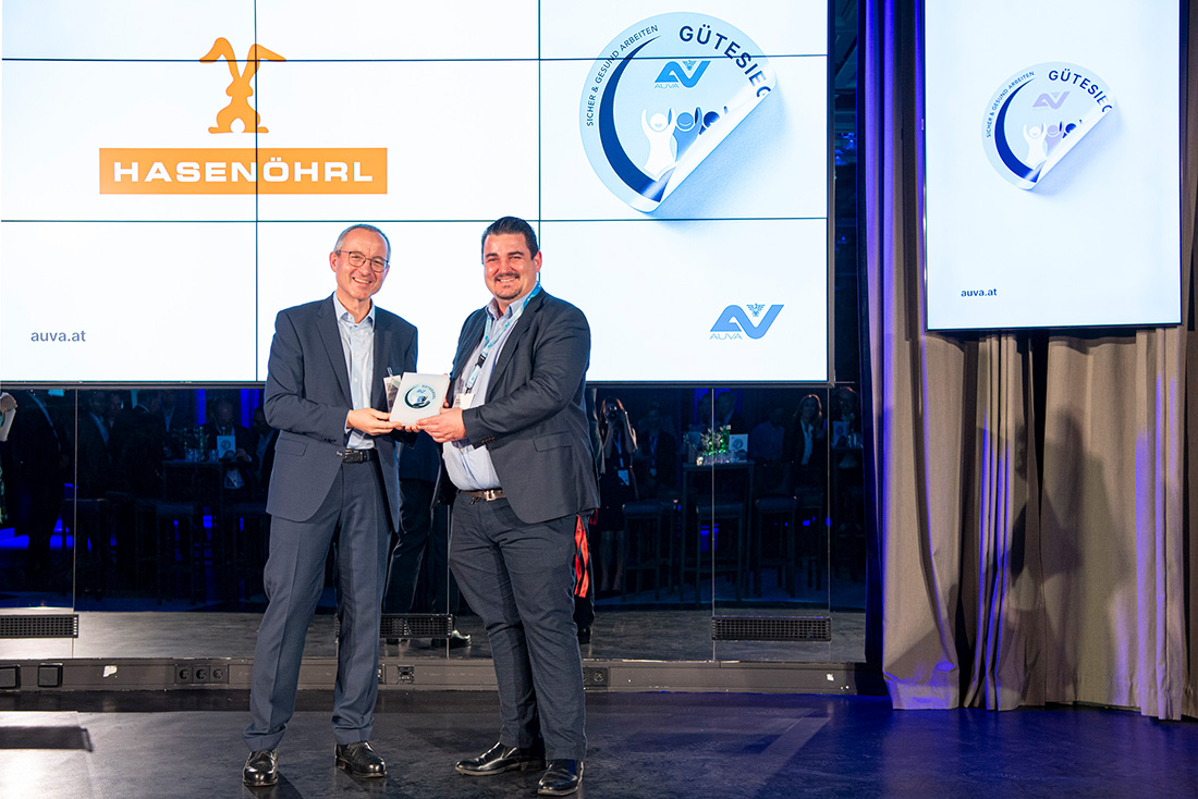AUVA-Gütesiegel Verleihung 2024