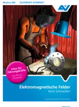 Titelbild des Merkblattes "M.Plus 666 Elektromagnetische Felder beim Schweißen" Titelbild des Merkblattes "M.Plus 666 Elektromagnetische Felder beim Schweißen"
