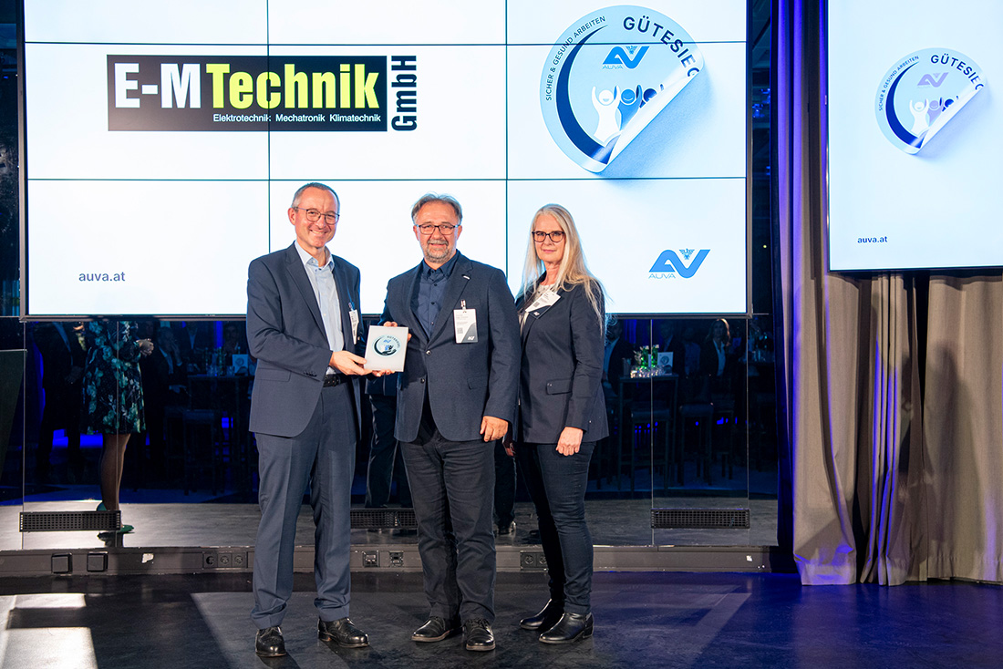 AUVA-Gütesiegel-Verleihung 2024