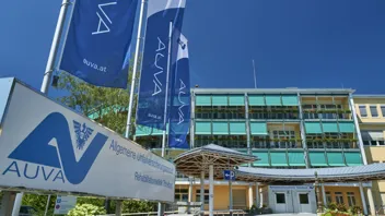RK Tobelbad WEB 013 Außenaufnahme der AUVA-Rehabilitationsklinik Tobelbad
